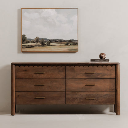 Moes Home Dressers Wiley Brown Contemporary Furniture