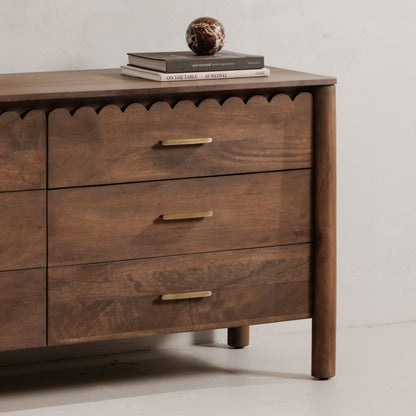 Moes Home Dressers Wiley Brown Contemporary Furniture