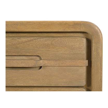 Moes Home Nightstands LENNON Brown Mid-Century Modern Furniture