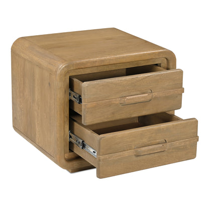 Moes Home Nightstands LENNON Brown Mid-Century Modern Furniture