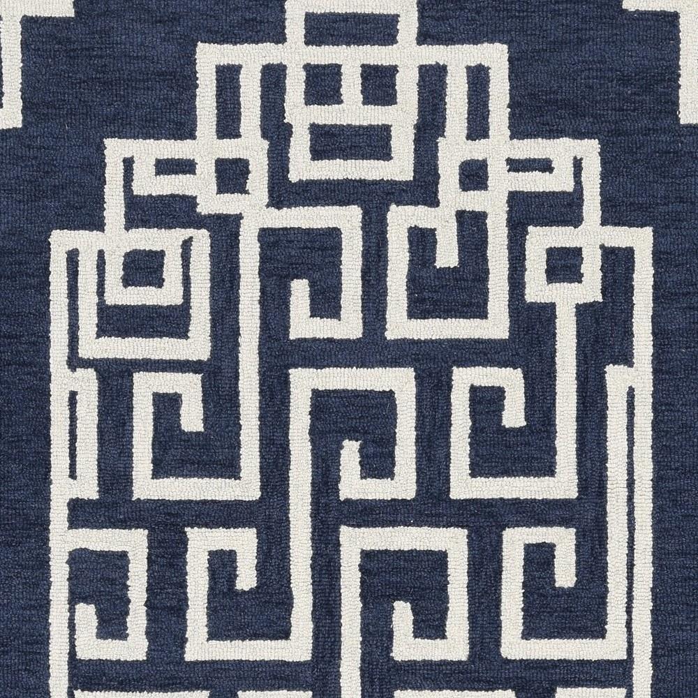 Kas Gramercy 1613 Navy Ivory Transitional Hand Tufted Rug