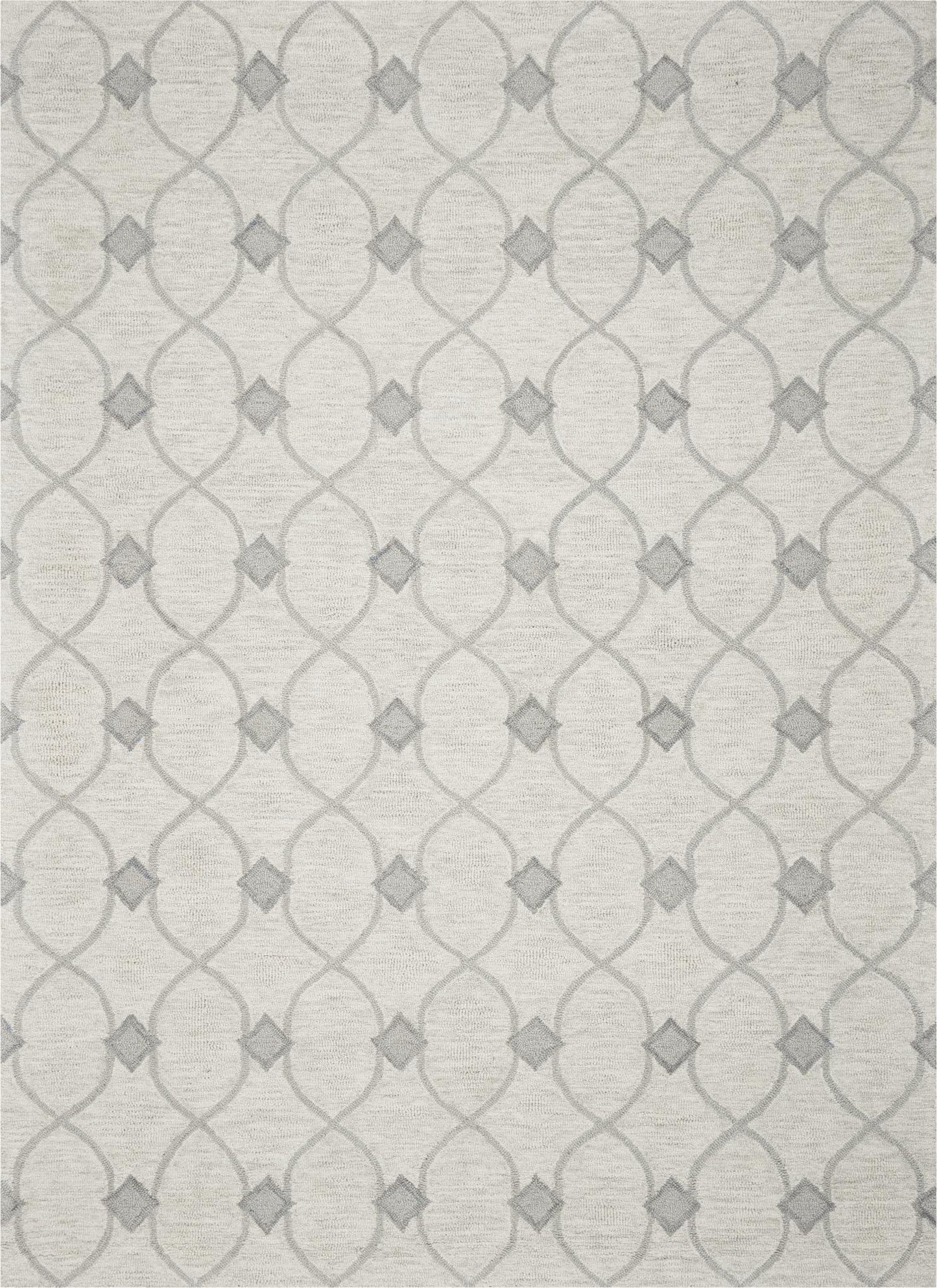 Kas Gramercy 1636 Ivory Transitional Hand Tufted Rug
