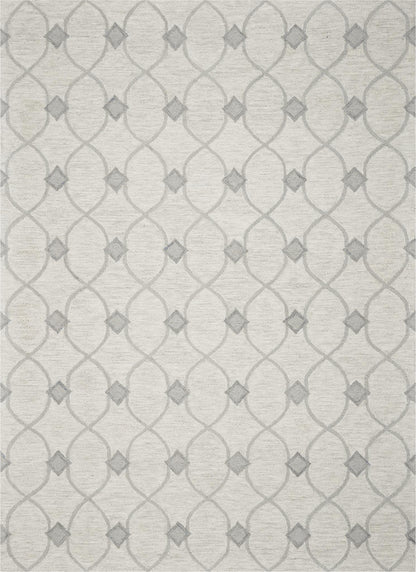 Kas Gramercy 1636 Ivory Transitional Hand Tufted Rug