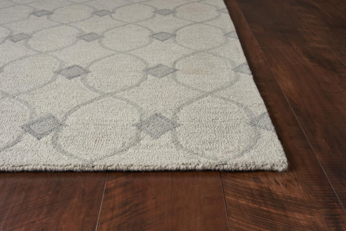 Kas Gramercy 1636 Ivory Transitional Hand Tufted Rug