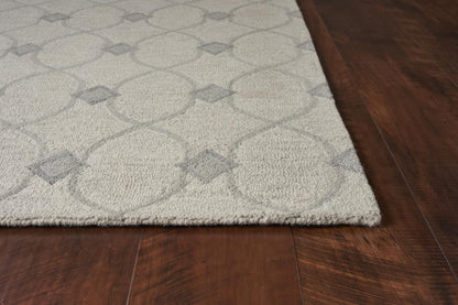 Kas Gramercy 1636 Ivory Transitional Hand Tufted Rug