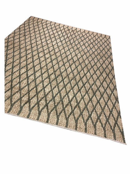 Artisan Meryl Aqua Beige Modern Woven Rug - Rugs - Artisan - Atlanta Designer Rugs