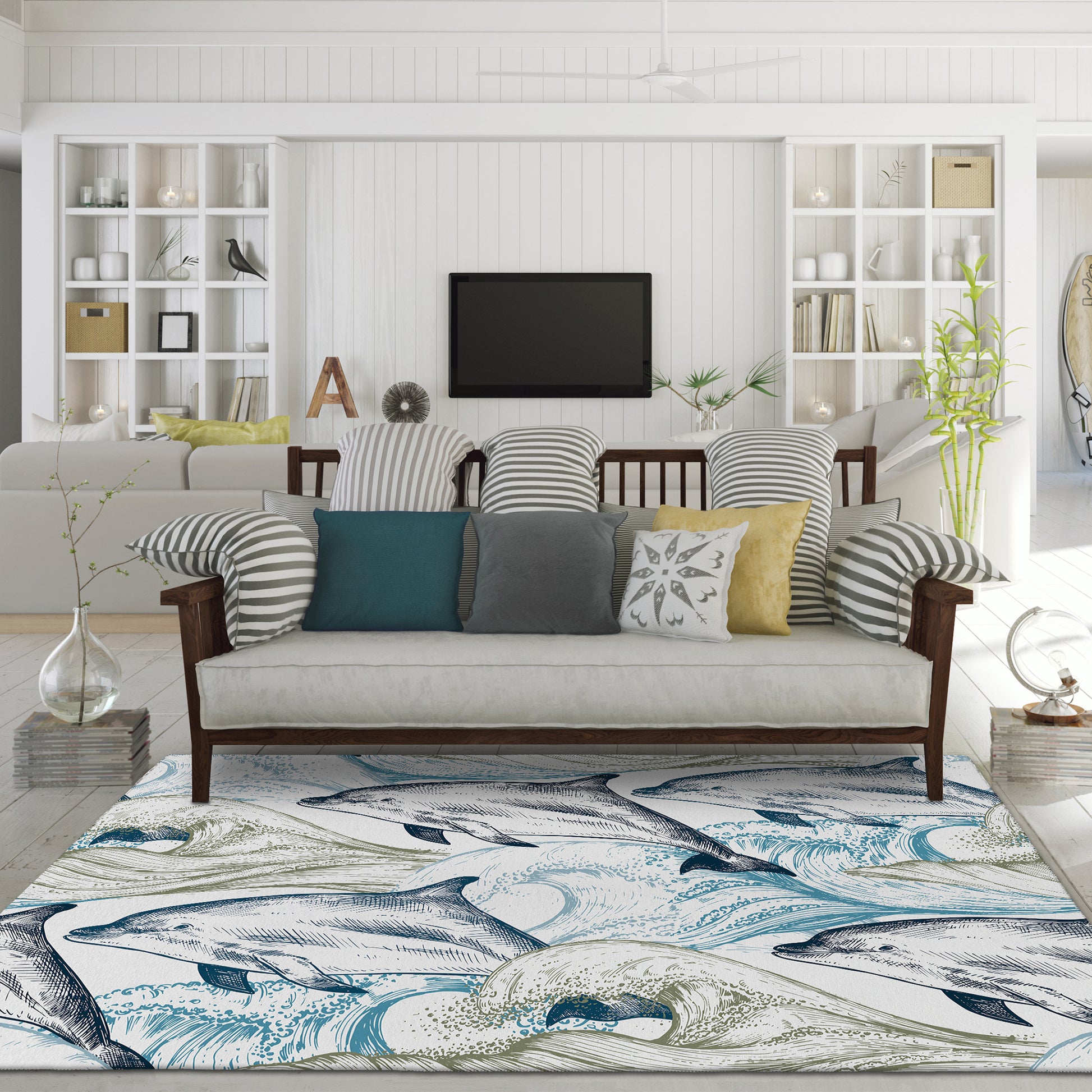 Dalyn Rugs Harbor  Ivory  Coastal