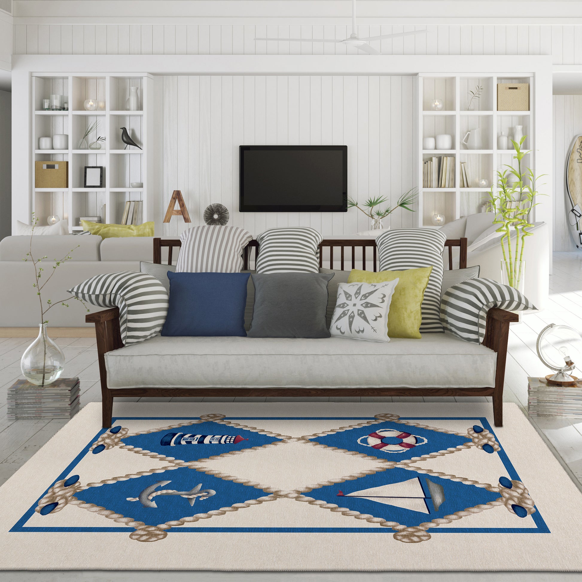 Dalyn Rugs Harbor  Ivory  Coastal