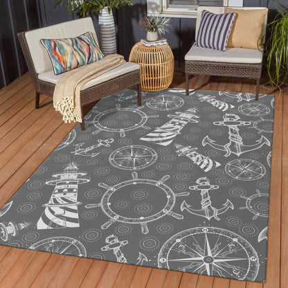 Dalyn Rugs Harbor  Gray  Coastal