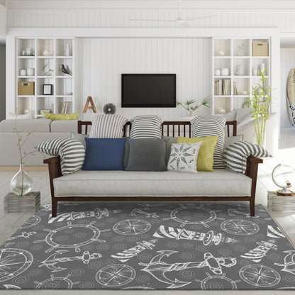 Dalyn Rugs Harbor  Gray  Coastal