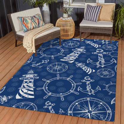 Dalyn Rugs Harbor  Navy  Coastal