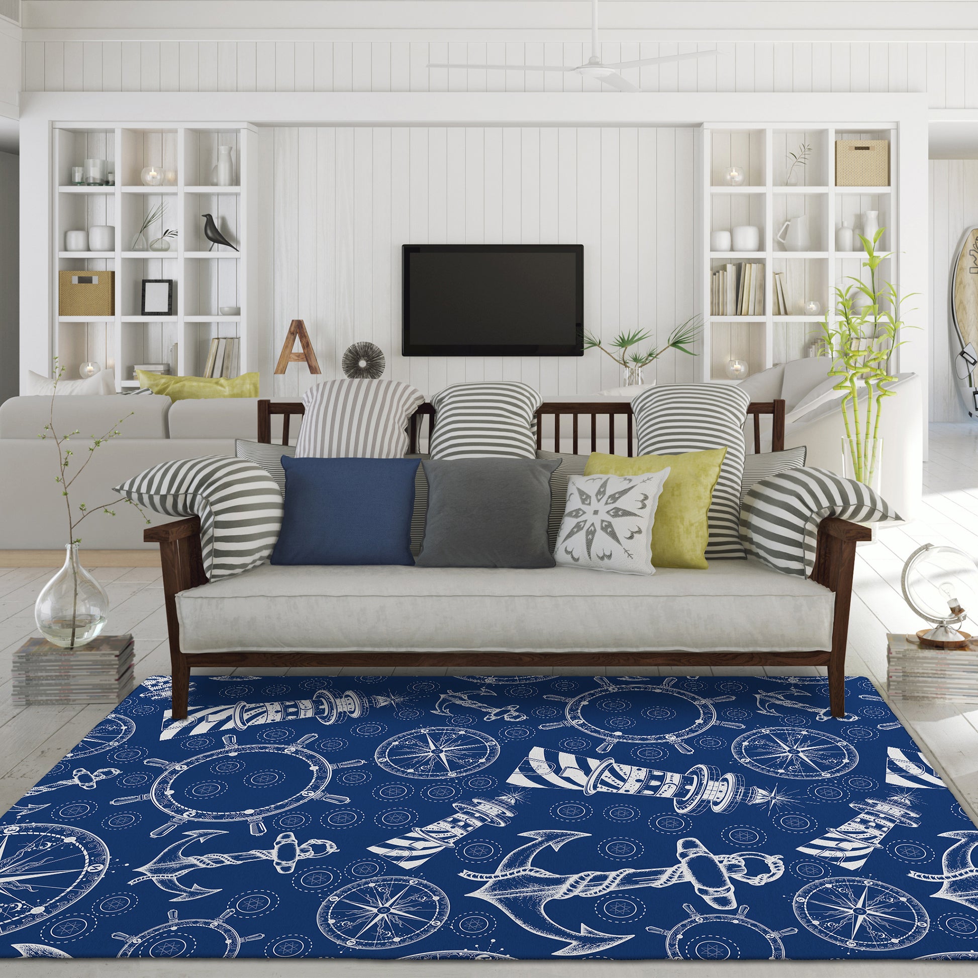 Dalyn Rugs Harbor  Navy  Coastal