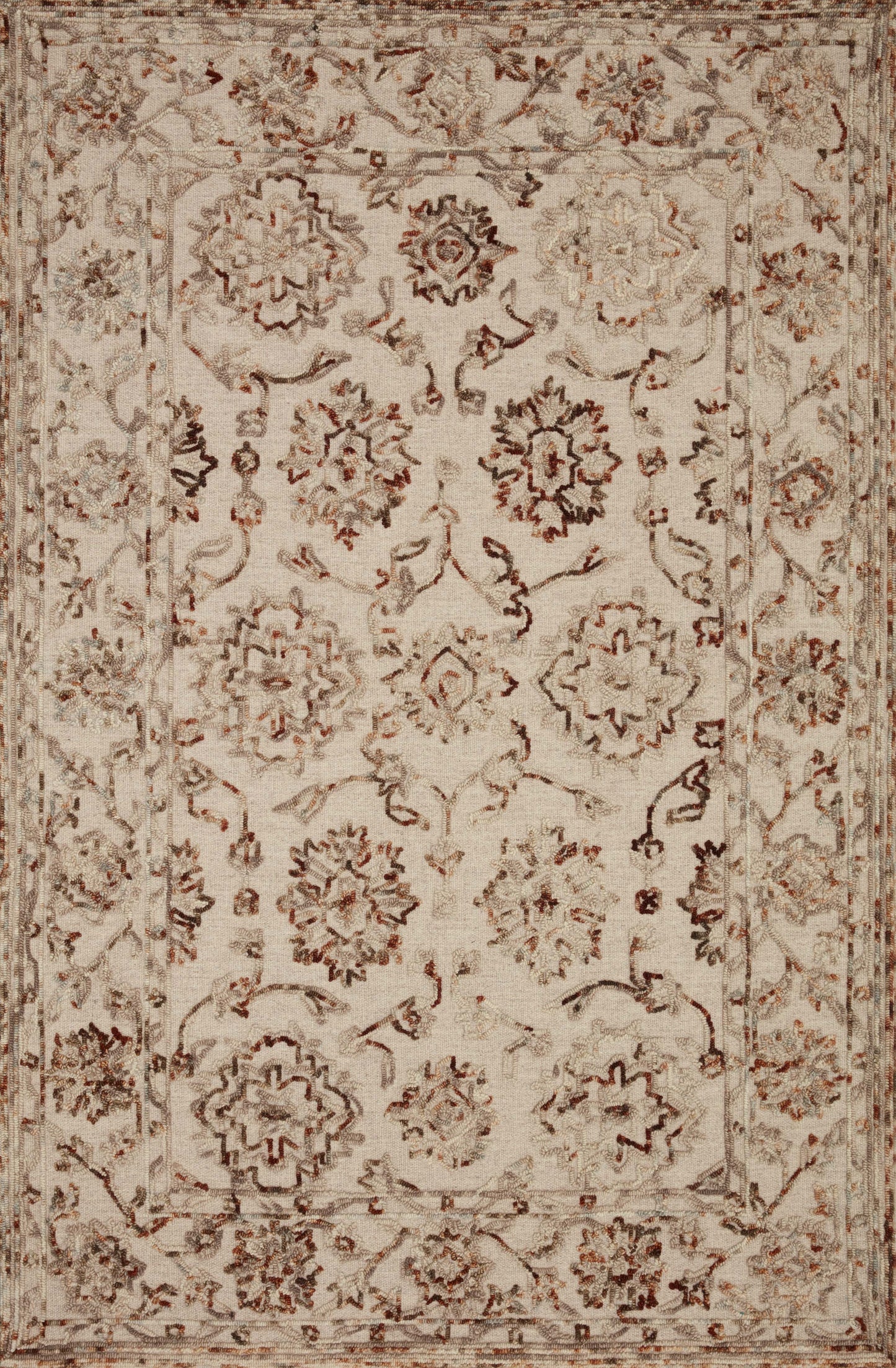 Loloi Halle  Taupe Rust Traditional