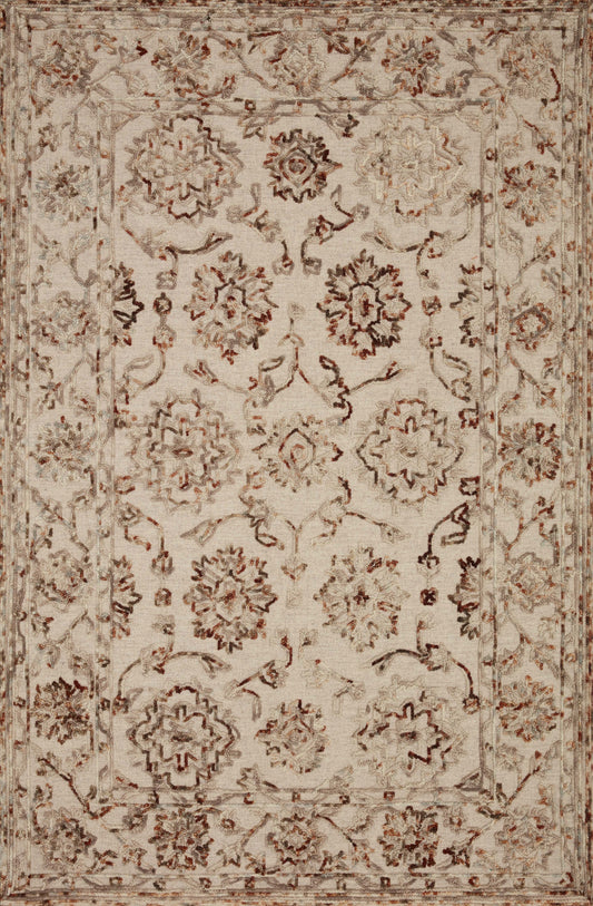 Loloi II Halle  Taupe Rust Traditional