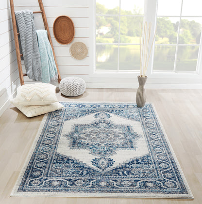 Momeni Haley  Blue  Traditional