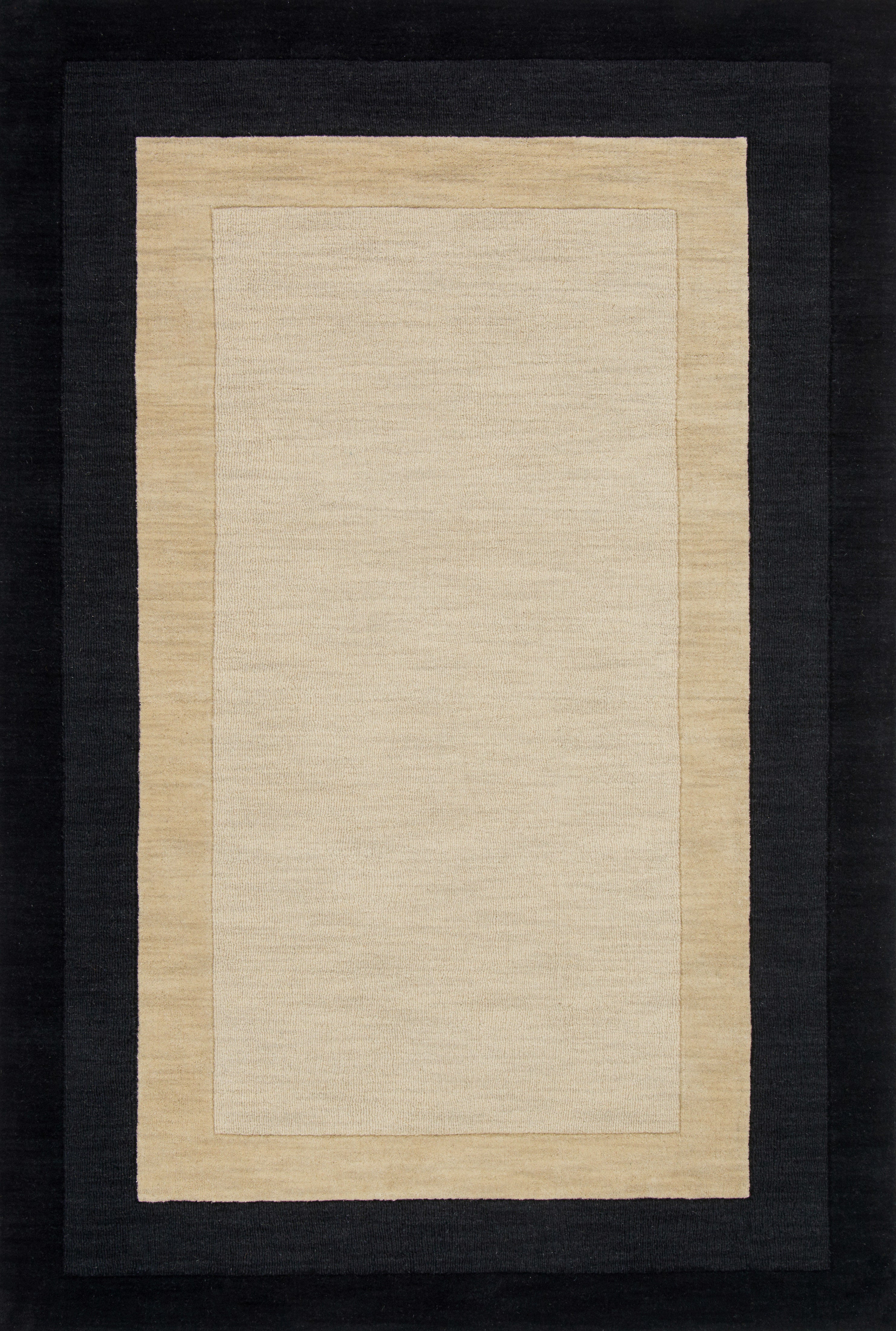 Loloi Hamilton HM-01 Ivory Charcoal Transitional Hand Loomed Rug ...