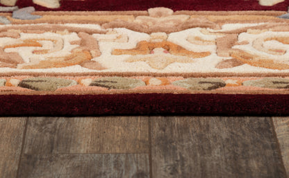 Momeni Harmony India  Burgundy  Transitional