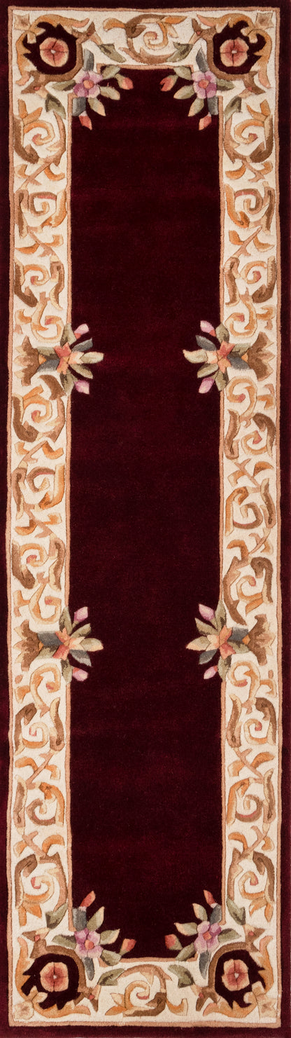 Momeni Harmony India  Burgundy  Transitional