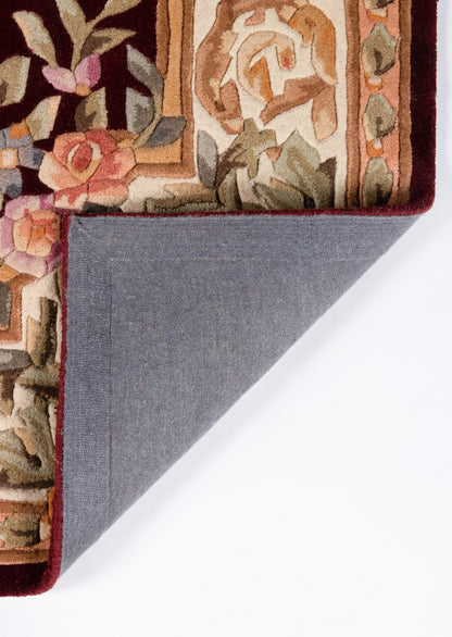 Momeni Harmony India  Burgundy  Transitional