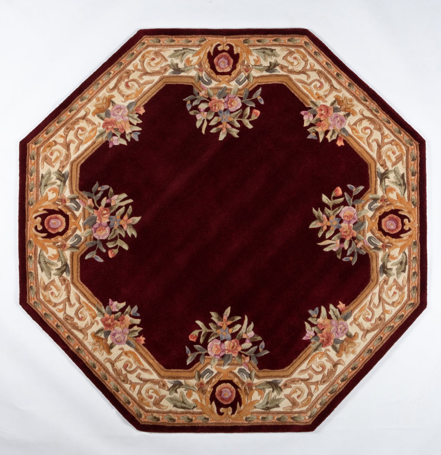 Momeni Harmony India  Burgundy  Transitional
