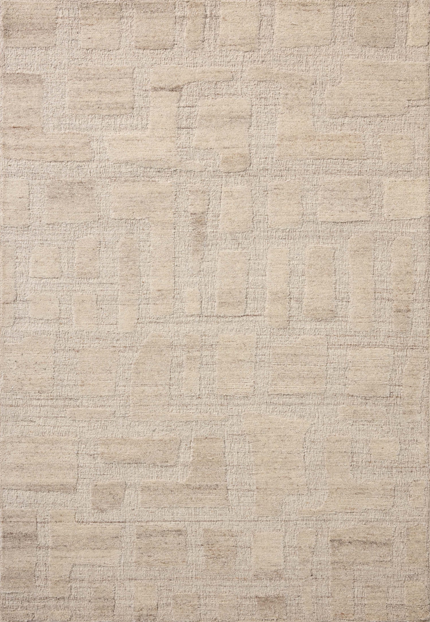 Loloi Hartley  Ivory Natural Contemporary