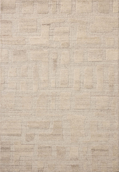 Loloi Hartley  Ivory Natural Contemporary