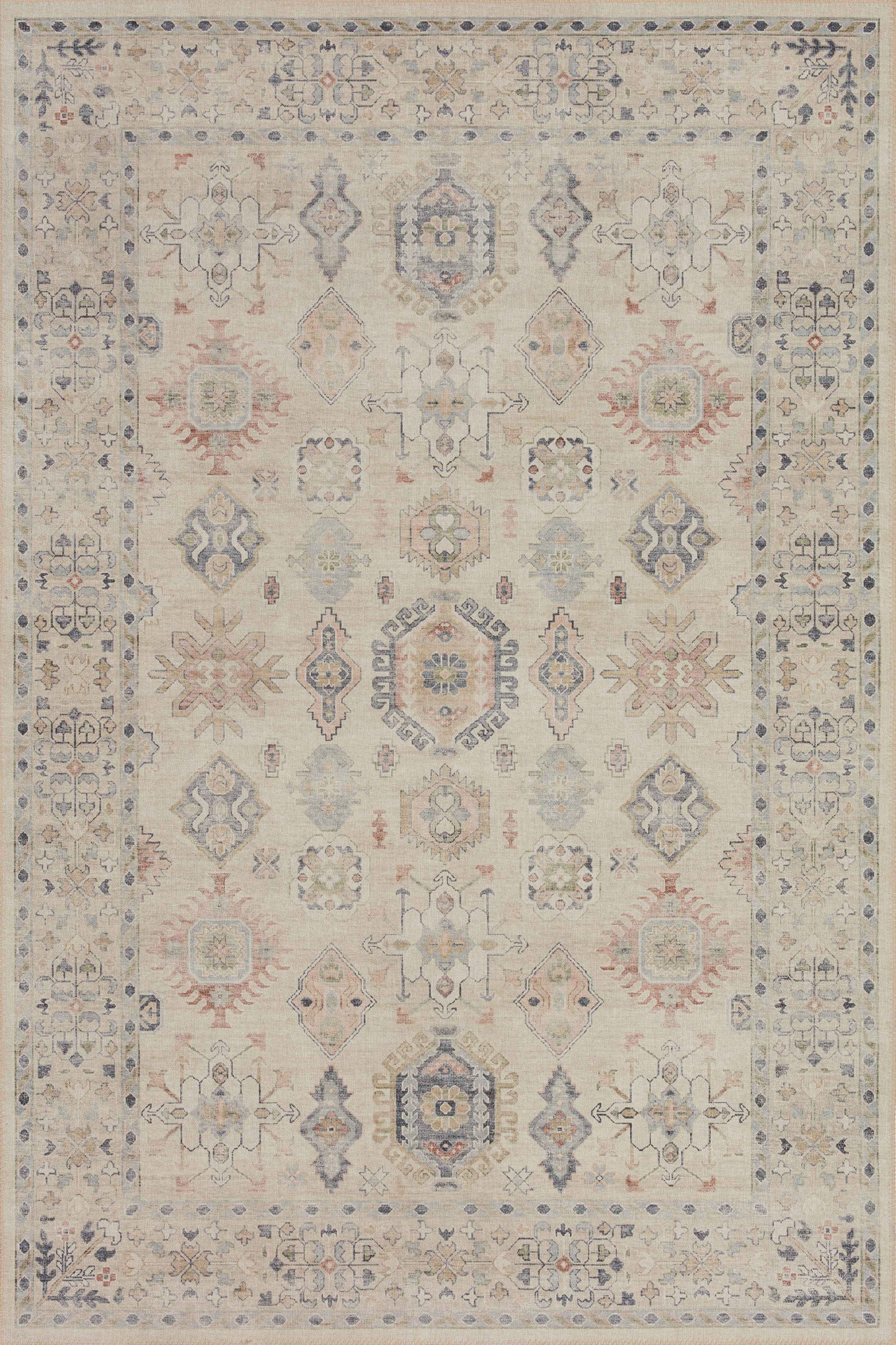 Loloi II Hathaway  Beige Multi Traditional