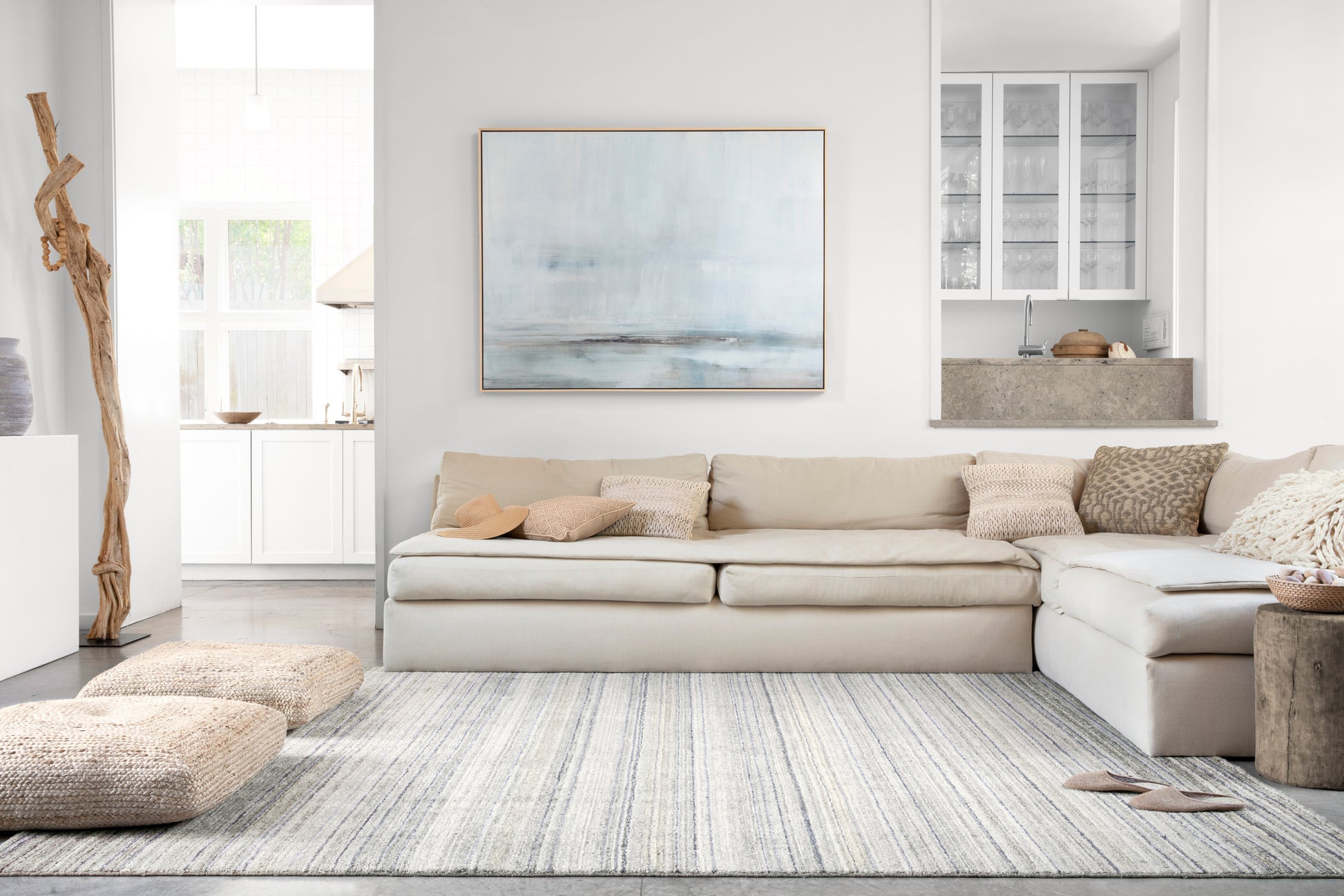 Loloi Haven  Silver Blue Transitional