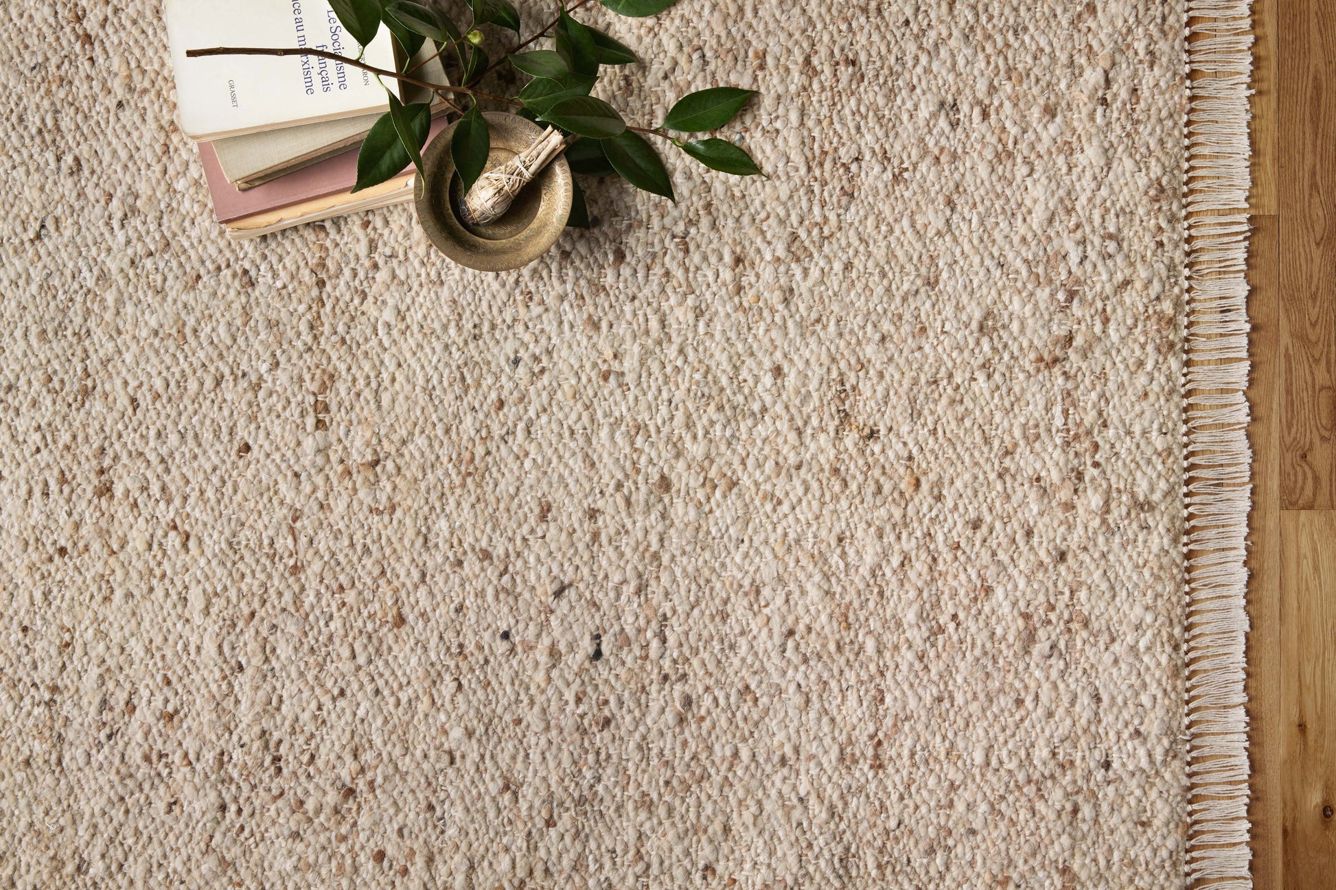 Magnolia Home by Joanna Gaines x Loloi Hayes  Sand Natural Contemporary