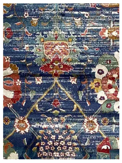 Artisan Laila Dk.Blue Dk.Rose Traditional Machinemade Rug - Rugs - Artisan - Atlanta Designer Rugs