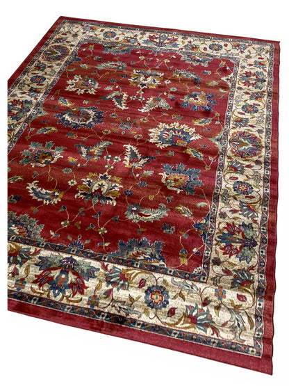 Artisan Laila HE220 Dk.Rose Cream Traditional Machinemade Rug