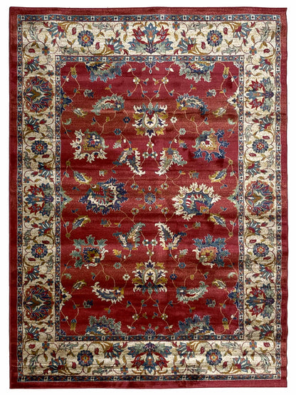 Artisan Laila HE220 Dk.Rose Cream Traditiional Machinemade Rug