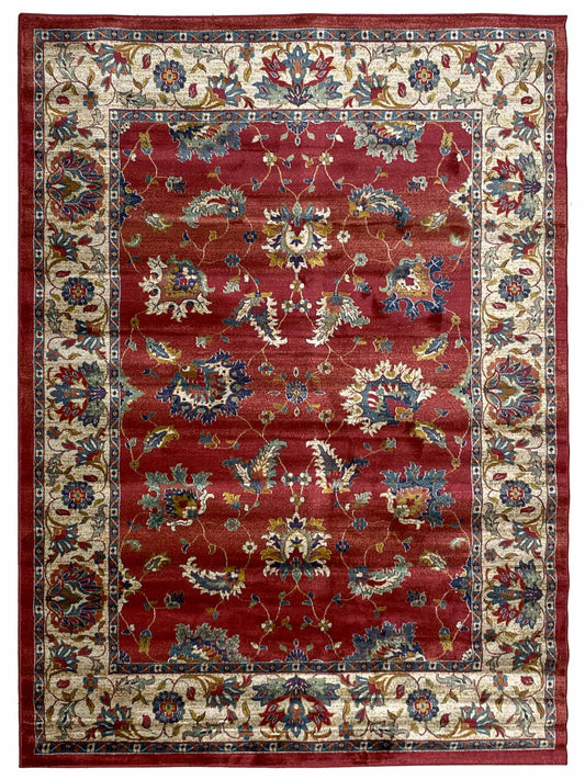 Artisan Laila HE220 Dk.Rose Cream Traditiional Machinemade Rug