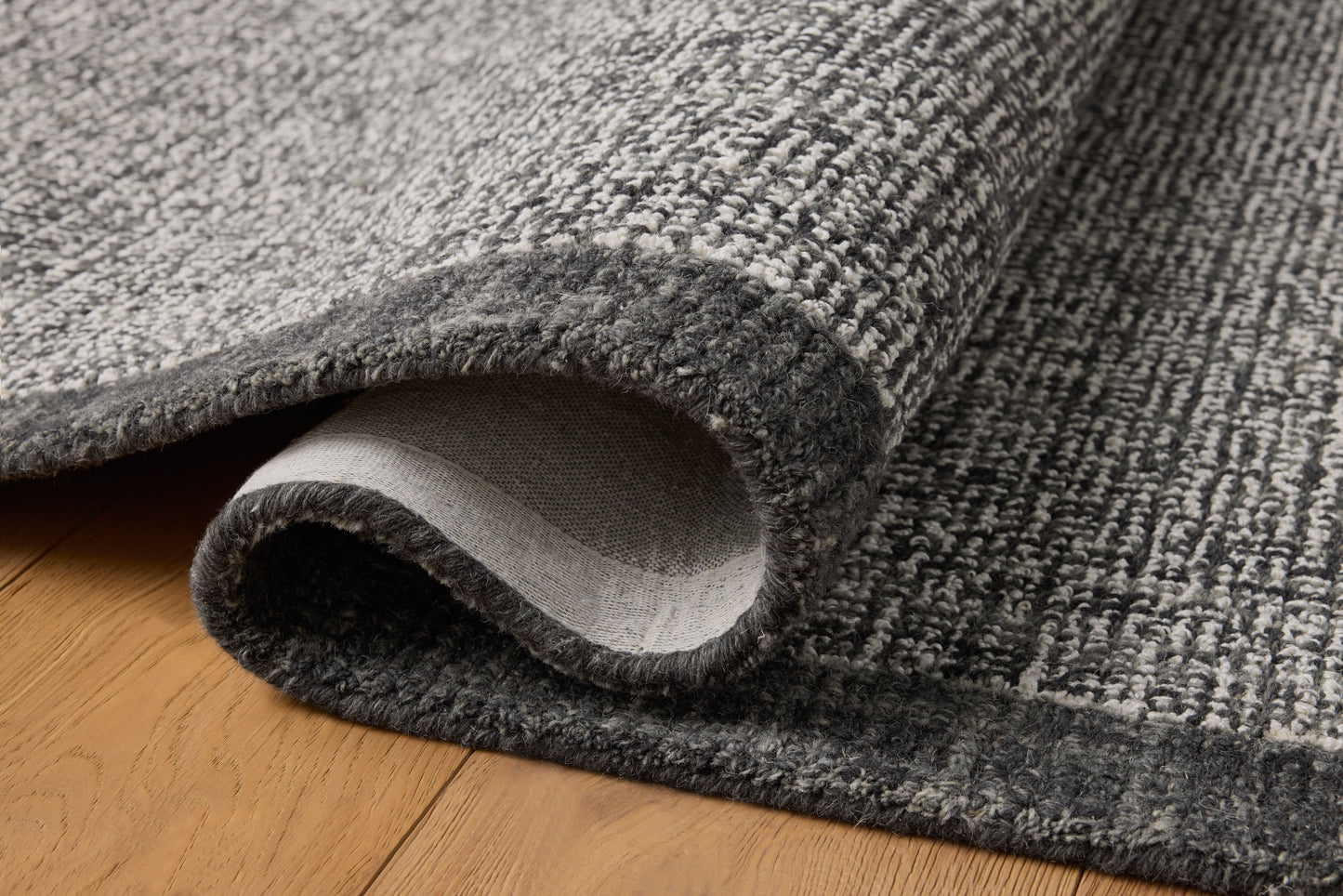 Magnolia Home by Joanna Gaines x Loloi Henley  Ivory Charcoal Contemporary