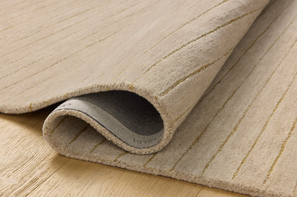 Chris Loves Julia x Loloi Henry  Beige Wheat Contemporary