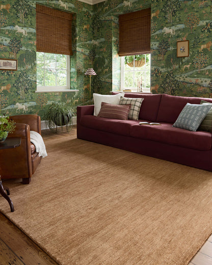 Chris Loves Julia x Loloi Henry  Rust Natural Contemporary