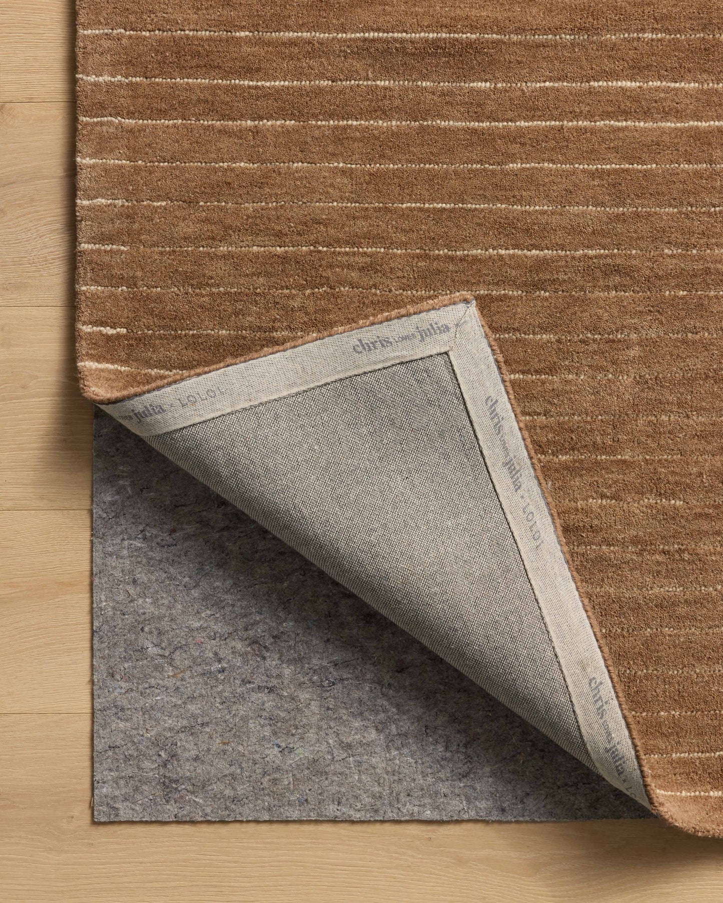 Chris Loves Julia x Loloi Henry  Rust Natural Contemporary