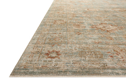 Loloi Heritage  Aqua Terracotta Traditional