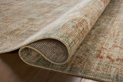 Loloi Heritage  Aqua Terracotta Traditional