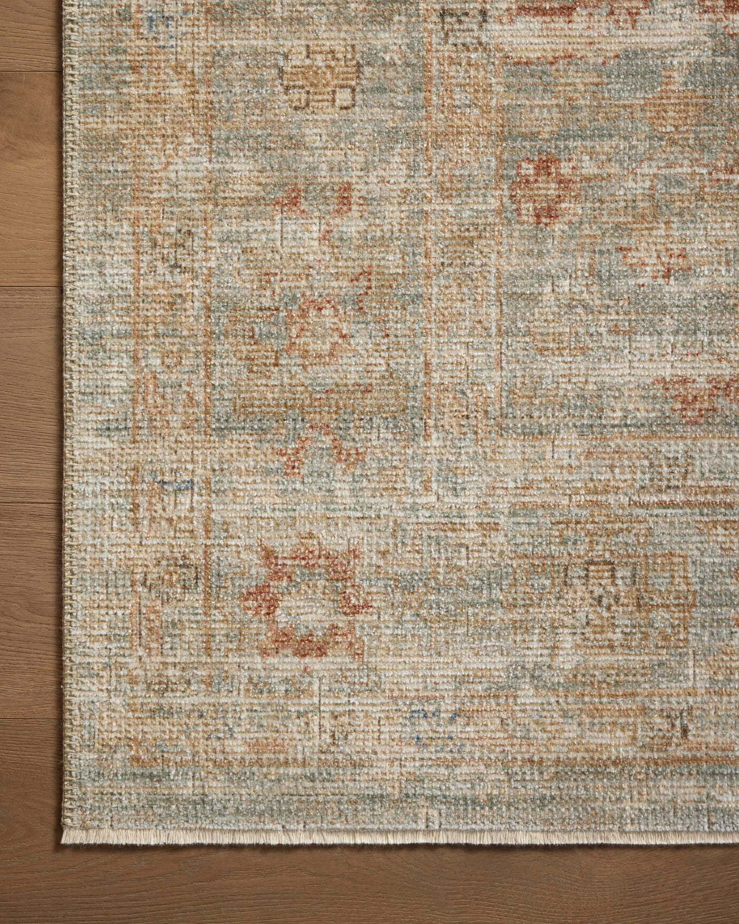 Loloi Heritage  Aqua Terracotta Traditional