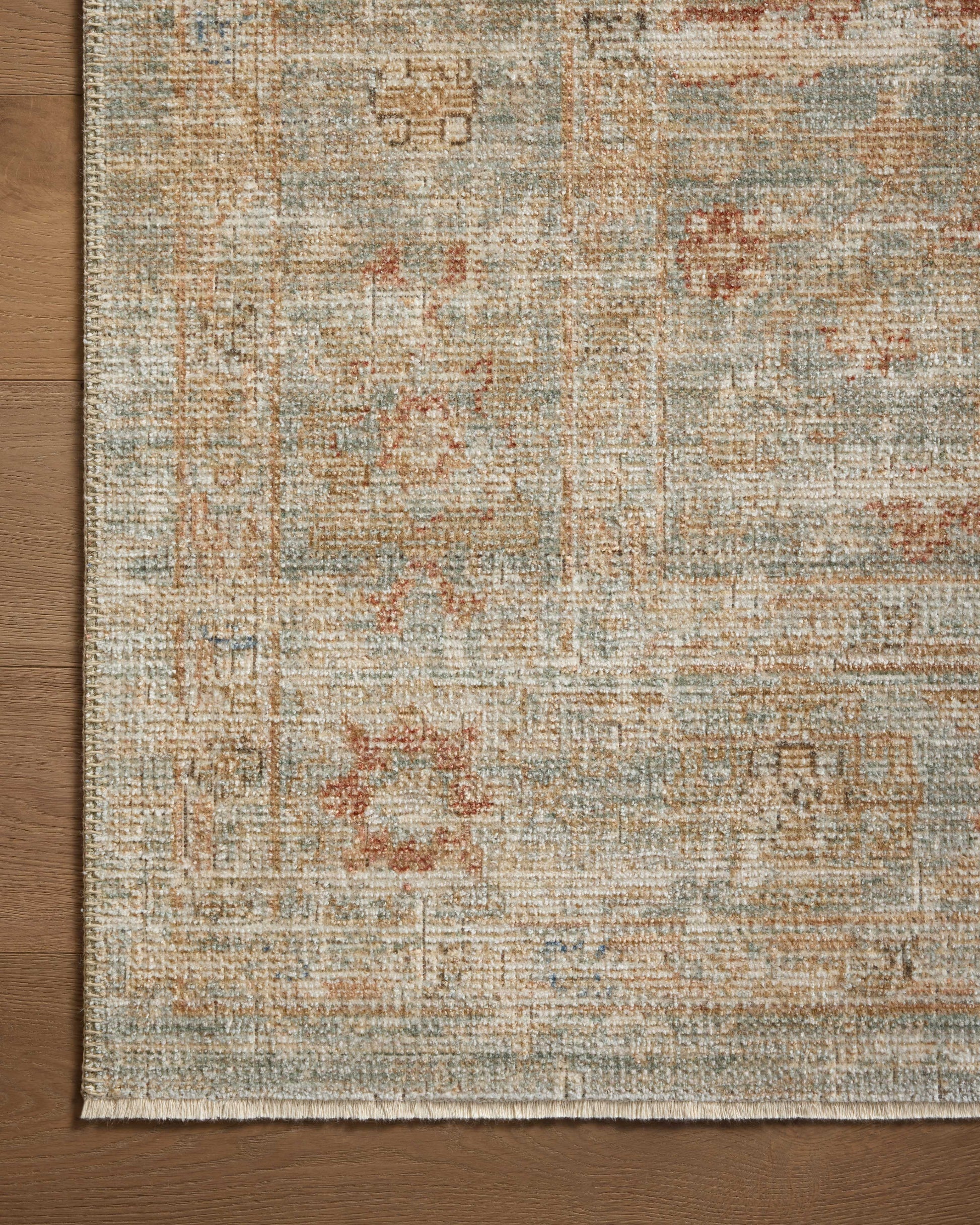 Loloi Heritage  Aqua Terracotta Traditional