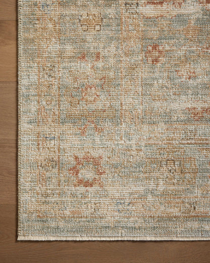 Loloi Heritage  Aqua Terracotta Traditional