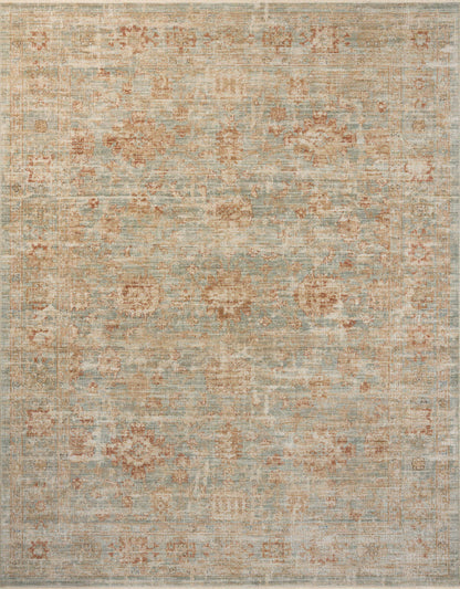 Loloi Heritage  Aqua Terracotta Traditional