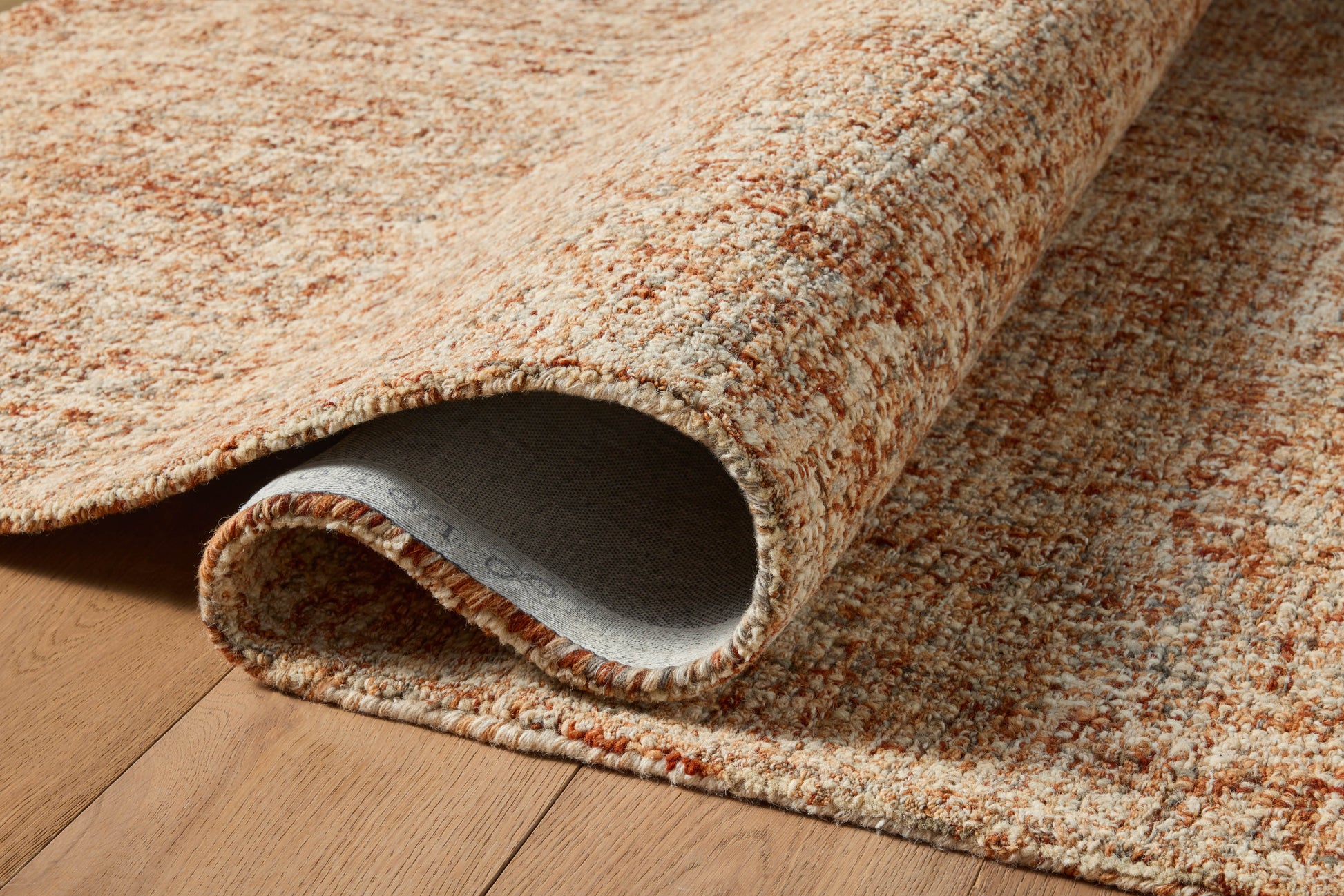 Loloi Harlow  Rust Charcoal Contemporary