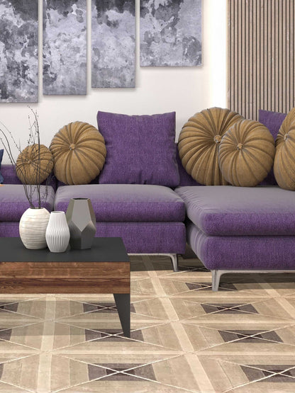 Artisan Teresa Lt.Brown Brown Contemporary Knotted Rug - Rugs - Artisan - Atlanta Designer Rugs