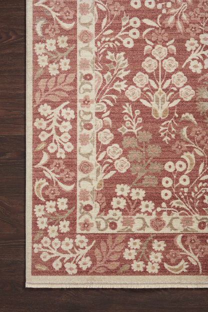 Rifle Paper Co. x Loloi Holland  Crimson  Transitional