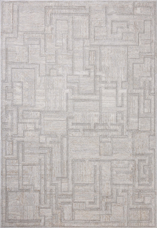 Loloi II Hollis  Grey Ivory Contemporary