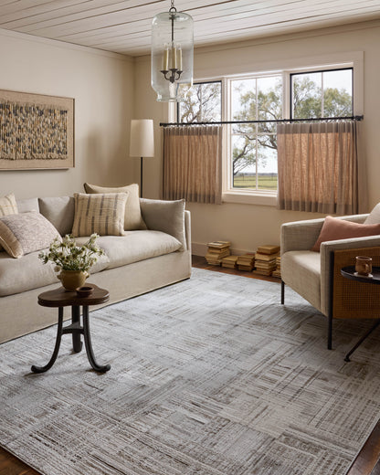 Loloi II Hollis  Pebble Ivory Contemporary