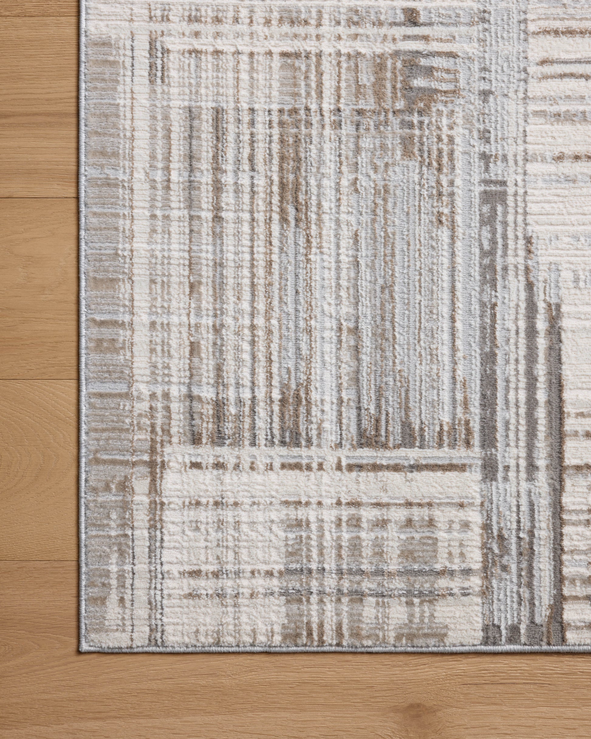 Loloi II Hollis  Pebble Ivory Contemporary