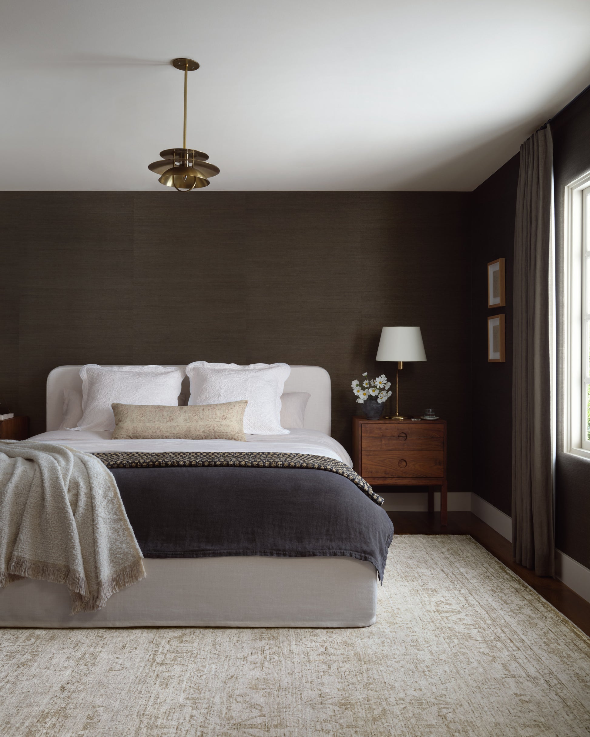 Amber Lewis x Loloi Honora  Ivory Natural Traditional 